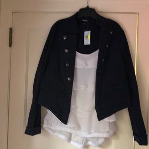 Navy military jacket